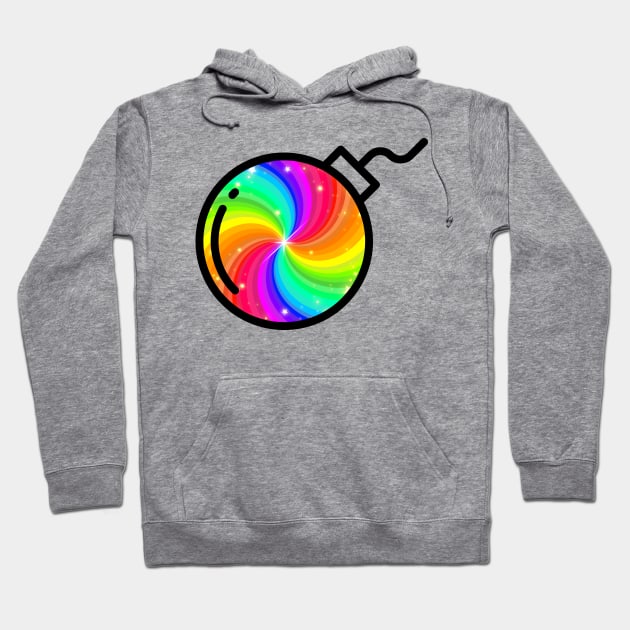 Glitter bomb Hoodie by Meow Meow Designs